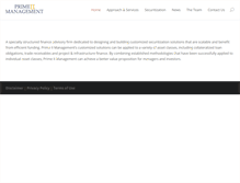 Tablet Screenshot of primeiimanagement.com